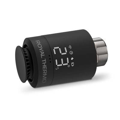 Электронный термостат с интеллектом Royal Thermo М30x1,5 Smart Heat, чёрный